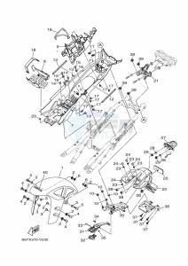 MT-10 MTN1000 (B67X) drawing FENDER