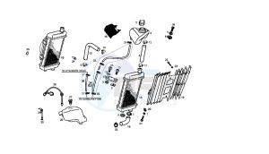 SENDA R X-RACE - 50 CC VTHSR1D1A EU2 drawing COOLING SYSTEM