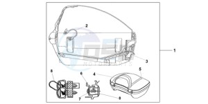 FJS400D9 SI - (SI) drawing TOP BOX *NHA66P*