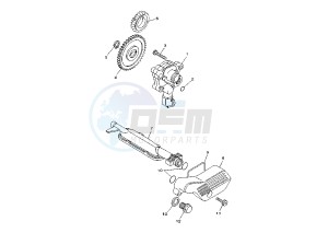 XV DX VIRAGO 535 drawing OIL PUMP