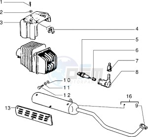 Ciao 50 drawing Silencer - Baffle