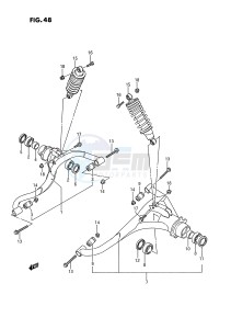 LT-F250 (E28) drawing SUSPENSION ARM