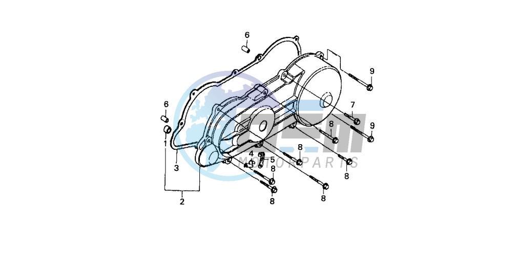 LEFT CRANKCASE COVER