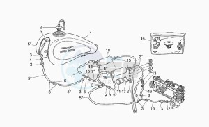 California 1100 Jackal Jackal drawing Fuel tank, usa-cdn-sgp