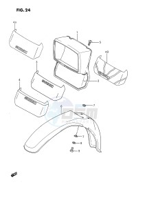 DS80 (E24) drawing HEADLAMP HOUSING