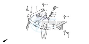 GL1500A GOLDWING ASPENCADE drawing COWL STAY