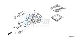 CBR650FAG CBR650F 6ED - (6ED) drawing OIL PUMP