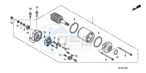 CBR1000RR9 UK - (E / MKH REP) drawing STARTING MOTOR