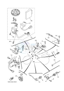 MT07 700 (1WSG) drawing ELECTRICAL 2