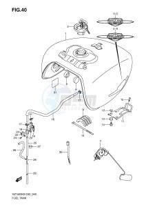 VZ1500 (E2) drawing FUEL TANK