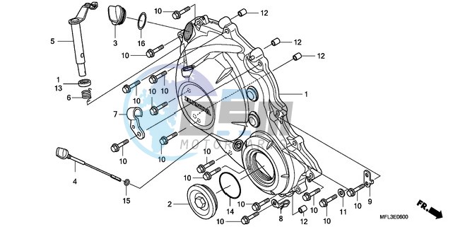 RIGHT CRANKCASE COVER