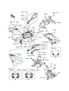 NINJA 250SL ABS BX250BGF XX (EU ME A(FRICA) drawing Cowling