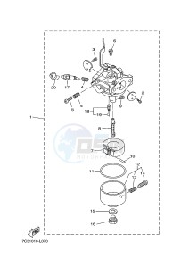 EF2600FW 171 (7C23) drawing CARBURETOR