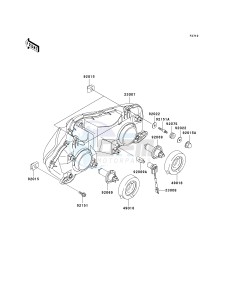 ZX 600 J [NINJA ZX-6R] (J1-J3) [NINJA ZX-6R] drawing HEADLIGHT-- S- -