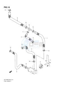 GZ125 Marauder drawing FUEL HOSE