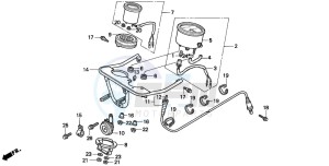 TRX300 FOURTRAX 300 drawing METER