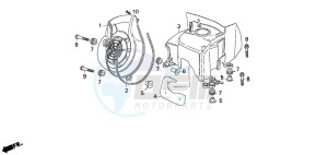 SZX50S X8R-S drawing FAN COVER/SHROUD