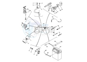 ATV 125 drawing ELECTRICAL 1