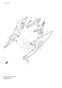 GSX-R1000 drawing FRAME COVER