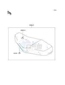 W800 EJ800AEF GB XX (EU ME A(FRICA) drawing Seat