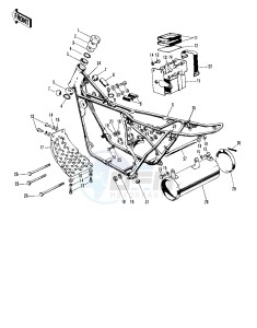 F8 (BISON A) 250 (BISON A) drawing FRAME_FRAME FITTINGS -- 71-72 F8_F8-A- -