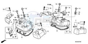 VT750C9 Europe Direct - (ED / MME) drawing CYLINDER HEAD COVER