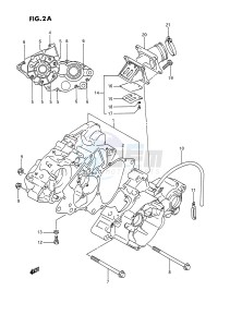 RM80 (E3) drawing CRANKCASE (MODEL K)