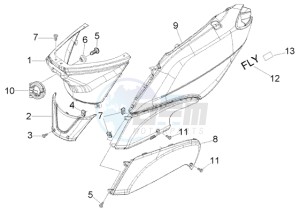 Fly 125 4t drawing Side panels