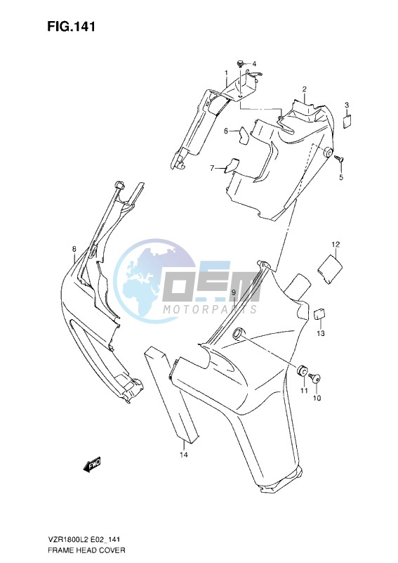 FRAME HEAD COVER Z L2