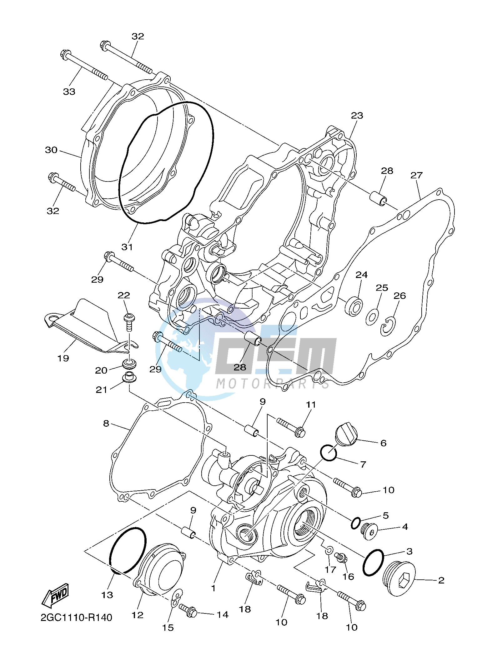 CRANKCASE COVER 1