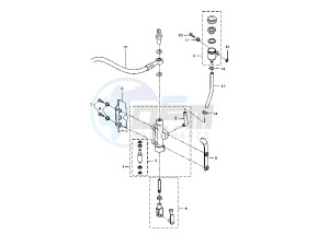 DT R - DT X 50 drawing REAR MASTER CYLINDER