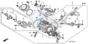 XL700VA9 UK - (E / ABS MKH SPC) drawing THROTTLE BODY