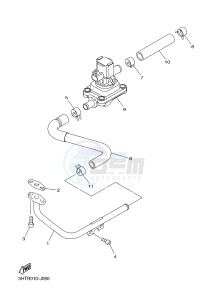 SR400 (2RDB) drawing AIR INDUCTION SYSTEM