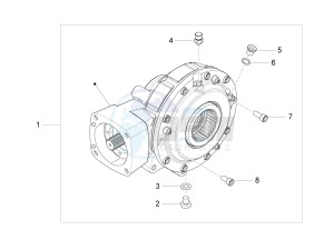 MGX 21 FLYING FORTRESS 1380 USA drawing Rear transmission / Components