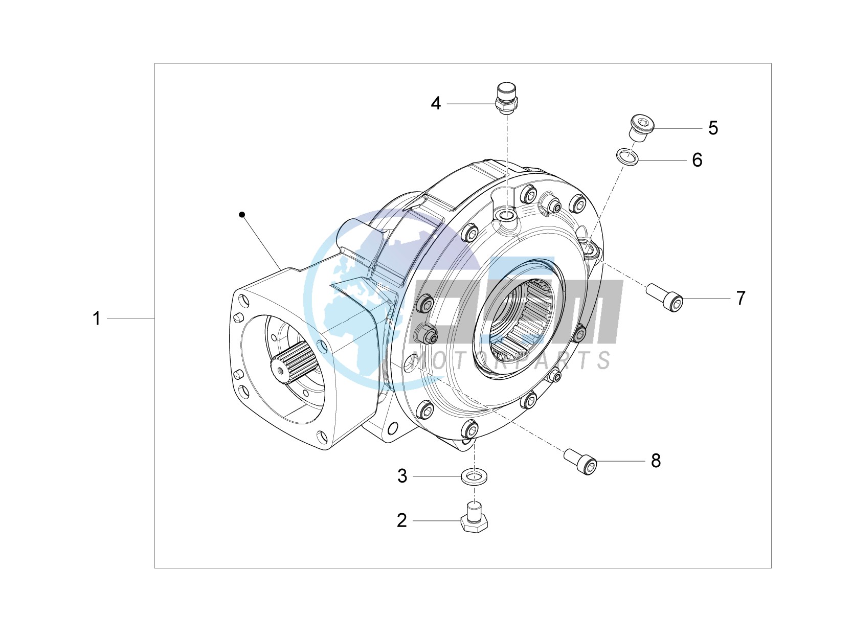 Rear transmission / Components