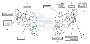 CBR125R drawing CAUTION LABEL (CBR125RW7)