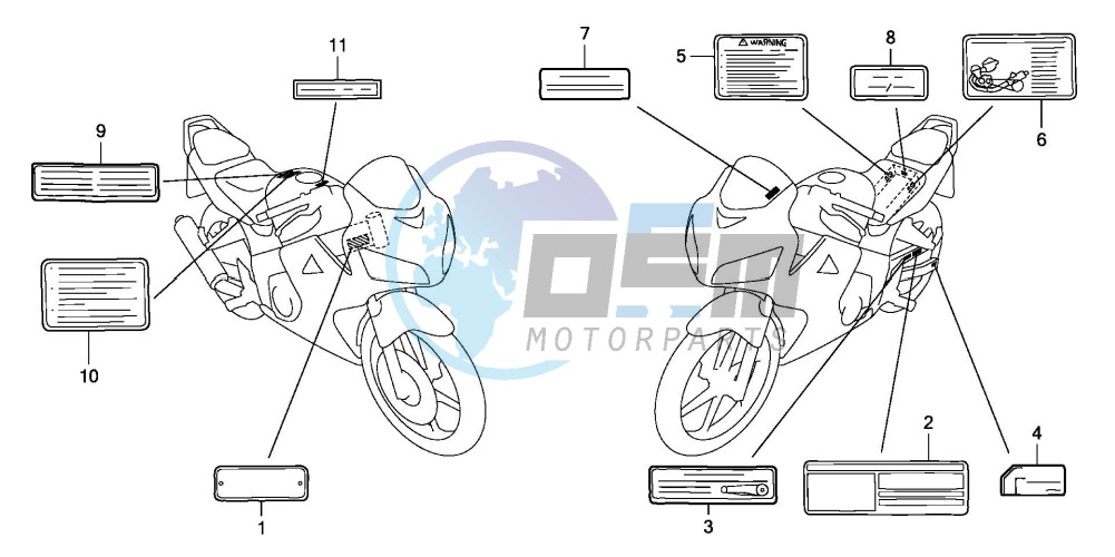 CAUTION LABEL (CBR125RW7)