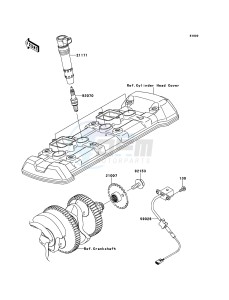 Z1000_ABS ZR1000EBF FR XX (EU ME A(FRICA) drawing Ignition System