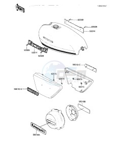 KZ 550 A (A3-A4) drawing LABELS -- 82-83 A3_A4- -