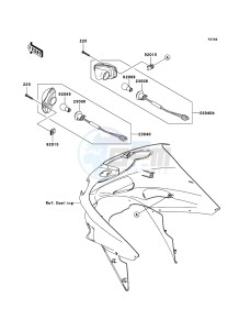 ZZR1200 ZX1200-C4H XX (EU ME A(FRICA) drawing Turn Signals