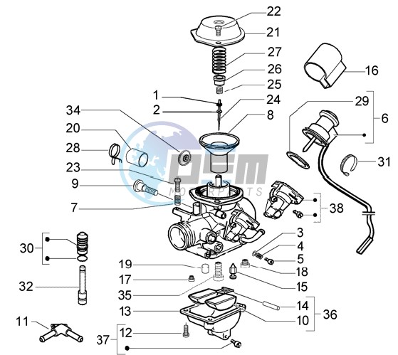 Carburetor components