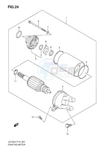 UH125 BURGMAN EU drawing STARTING MOTOR