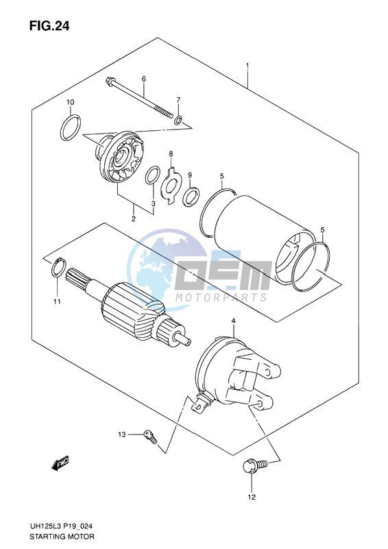 STARTING MOTOR