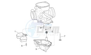 Scarabeo 100 4T e2 drawing Carburettor III