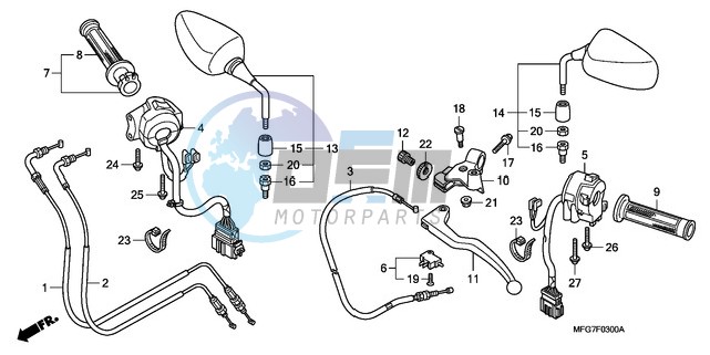 HANDLE LEVER/SWITCH/ CABLE