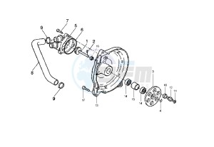 YQ AEROX 50 drawing WATER PUMP