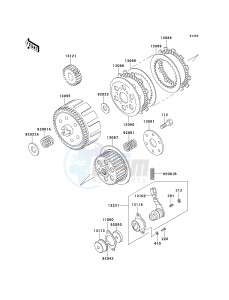 KE 100 B [KE100] (B16-B20) [KE100] drawing CLUTCH