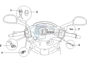 Runner 125 VX 4t SC e3 drawing Selectors - Switches - Buttons