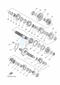 MT-07 ABS MTN690-U (B8M2) drawing TRANSMISSION