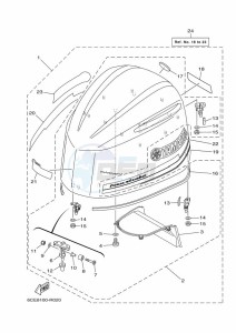 F250NCA-2019 drawing FAIRING-UPPER